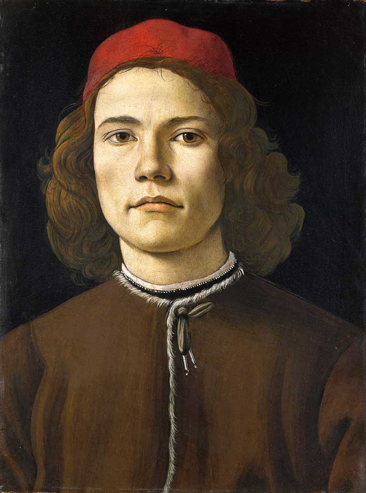 Sandro Botticelli Genç Adam Portresi İstanbul Sanat Evi