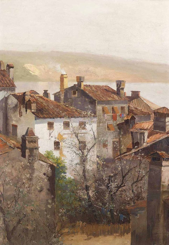 Adolf Kaufmann Istrien'de İlkbahar