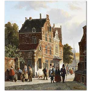 Adrianus Eversen Kalabalık Cadde