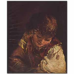 Aert de Gelder Bir Gencin Omuzdan Resmi