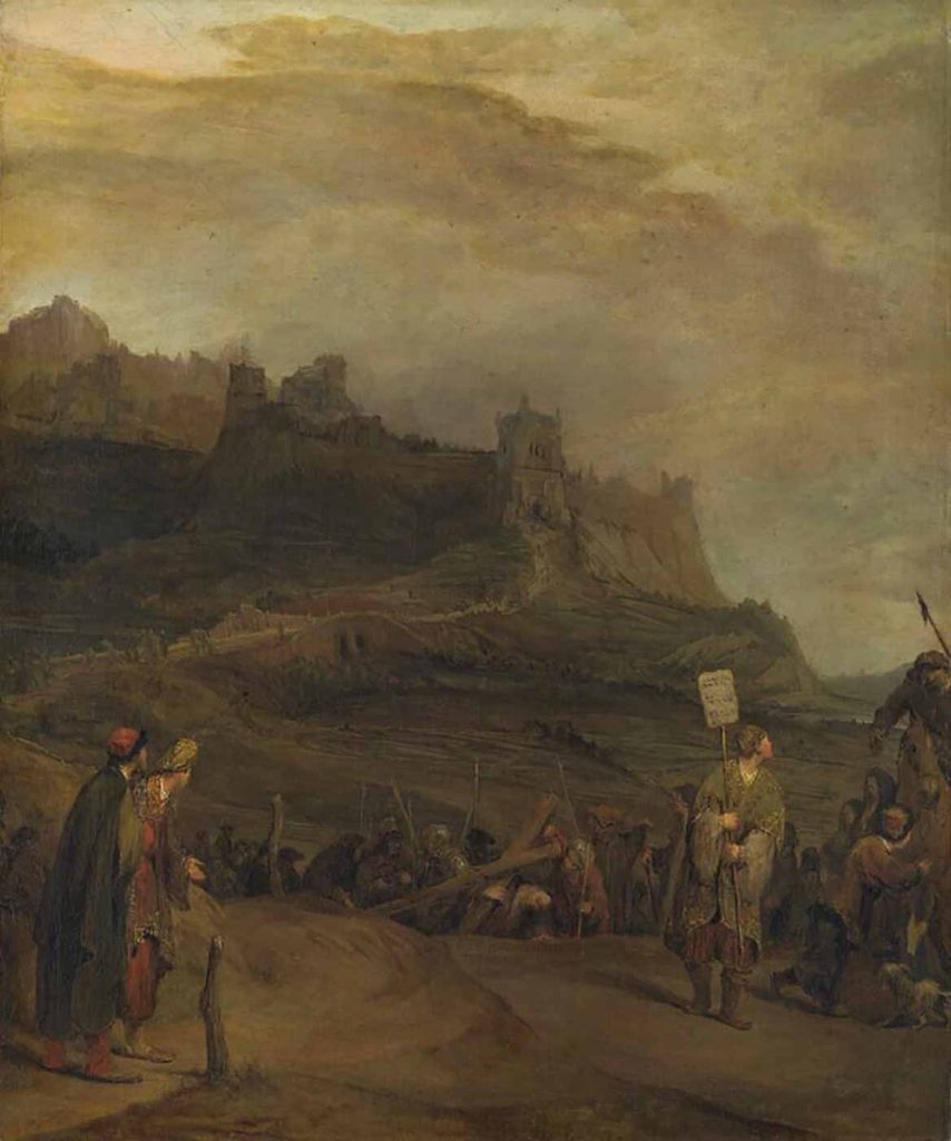 Aert de Gelder Golgatha Yolunda Yürüyüş