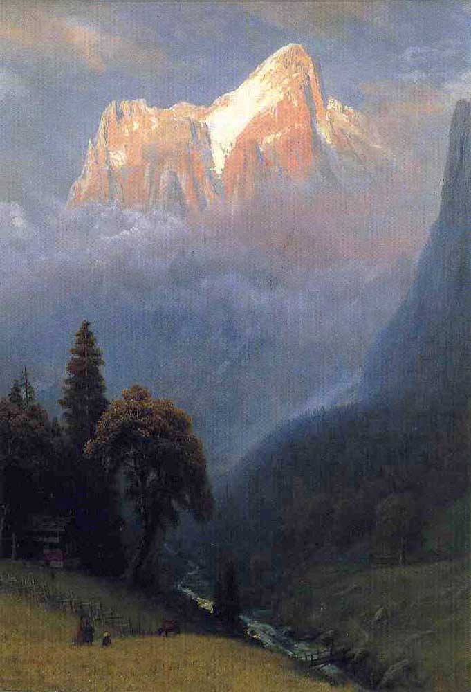 Albert Bierstadt Alp'ler Üzerinde Fırtına
