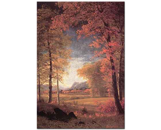 Albert Bierstadt Amerikada Sonbahar Oneida County