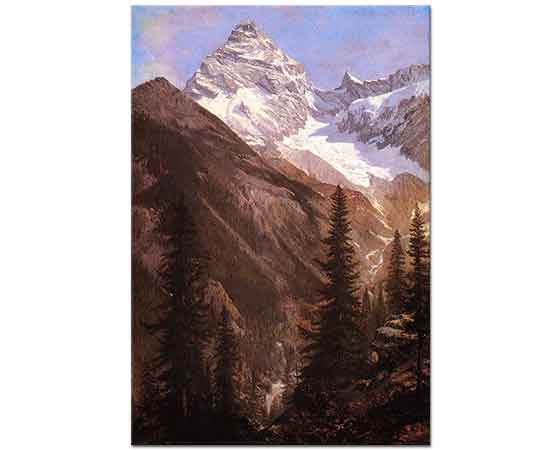 Albert Bierstadt Asulkan Buzulu Kanada
