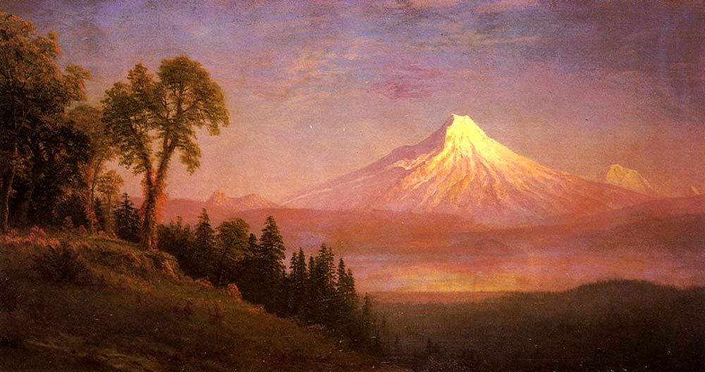 Albert Bierstadt Aziz Helens Dağı