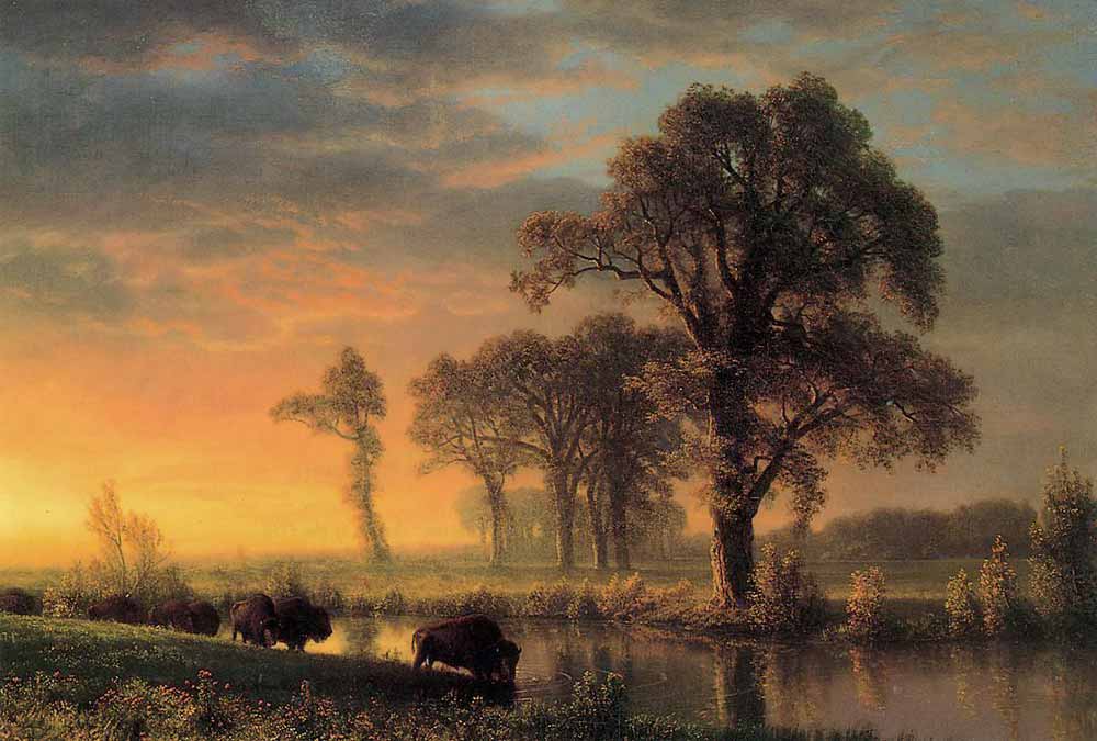 Albert Bierstadt Batı Kansas