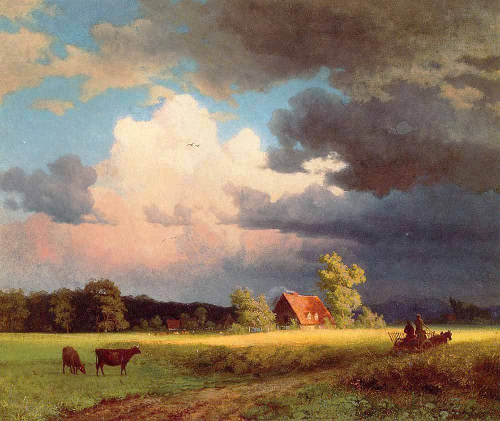 Albert Bierstadt Bavaria Manzarası