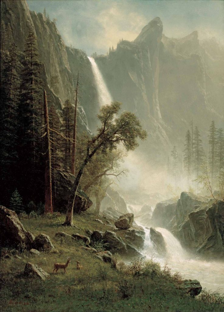 Albert Bierstadt Bridal Veil Şelalesi