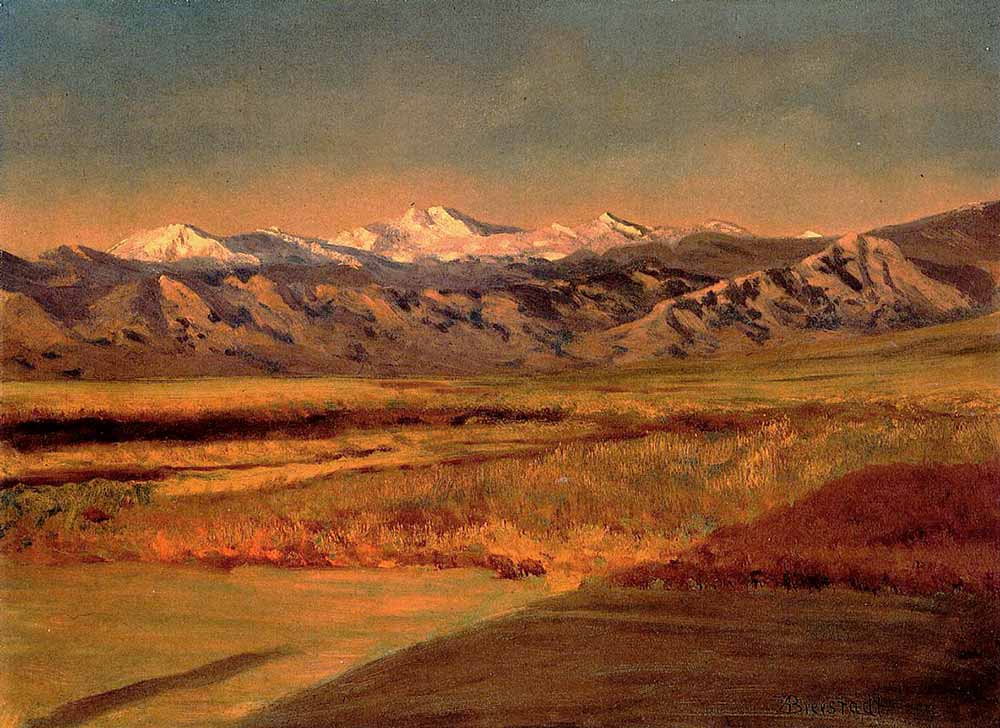 Albert Bierstadt Büyük Teton dağları