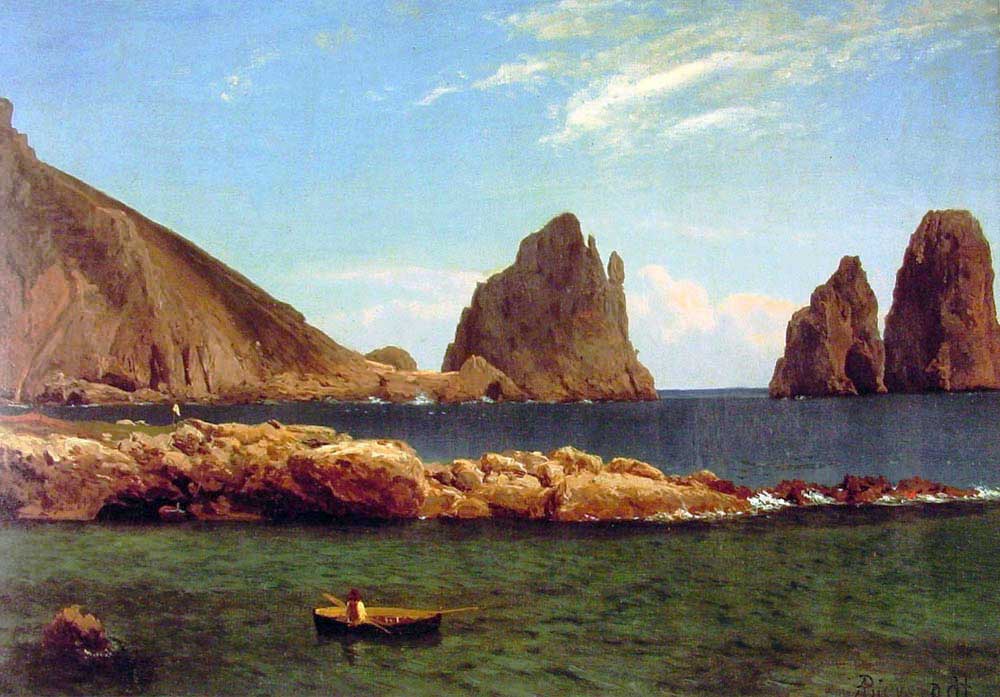 Albert Bierstadt Capri Sahili