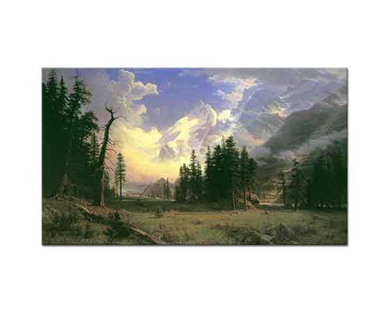 Albert Bierstadt Engadine Vadisi