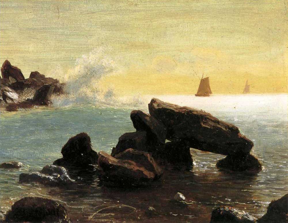 Albert Bierstadt Farralon Adaları Kaliforniya