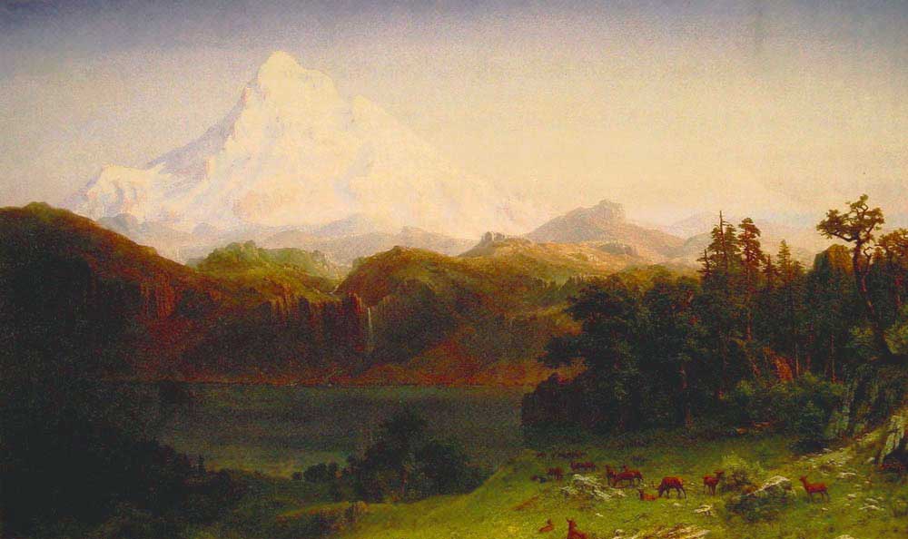 Albert Bierstadt Hood Dağı Oregon