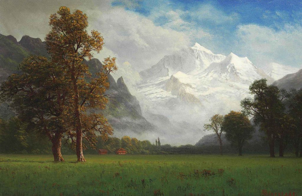 Albert Bierstadt Jungfrau Tepesi