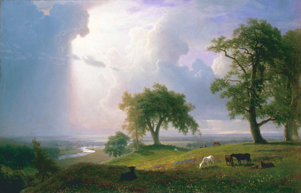 Albert Bierstadt Kaliforniya Baharı