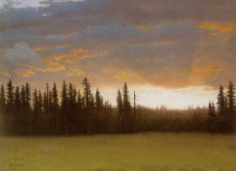 Albert Bierstadt Kaliforniya'da Günbatımı