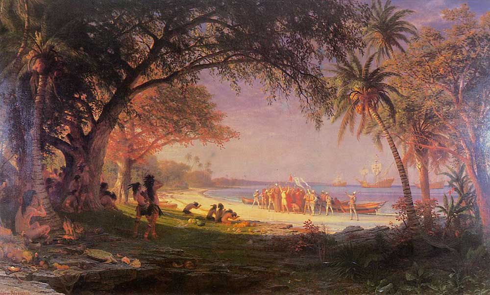 Albert Bierstadt Kristof Kolomb