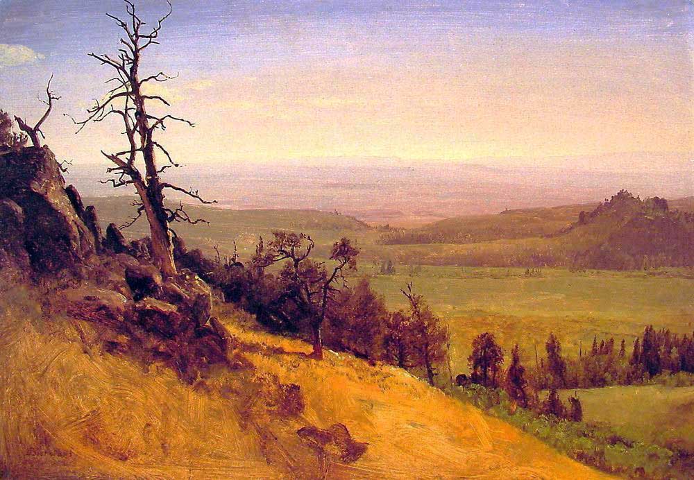 Albert Bierstadt Nebraska Wasatch Dağı