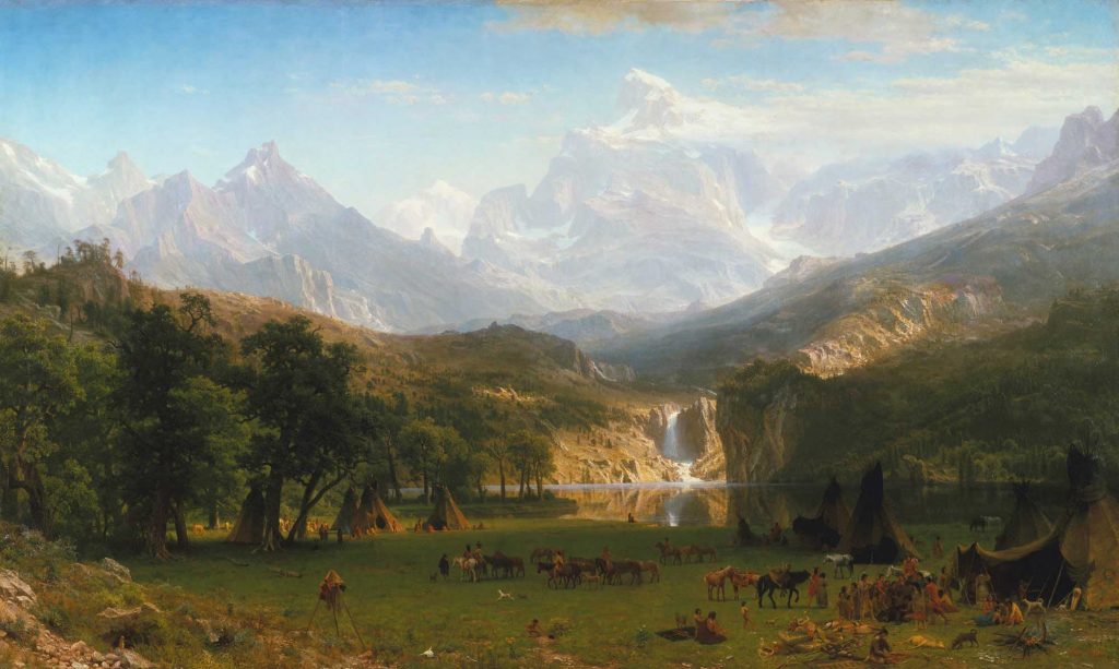 Albert Bierstadt Rocky Dağları Lander Tepesi