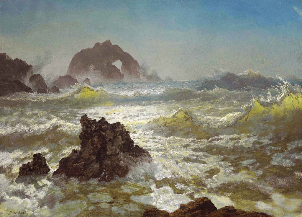 Albert Bierstadt Seal Kayalıkları Kaliforniya