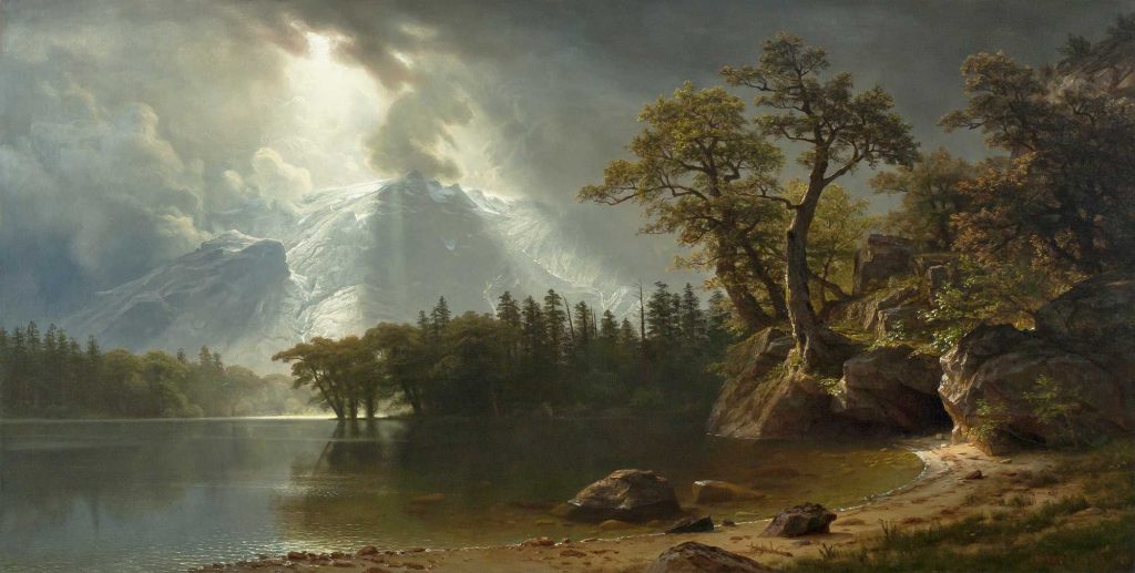 Albert Bierstadt Sierra Nevada'dan Geçen Fırtına