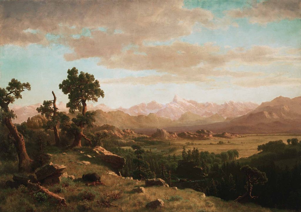 Albert Bierstadt Wind Nehri Çevresi