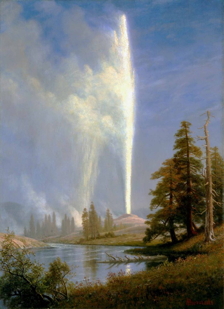 Albert Bierstadt Yaşlı Gayzer