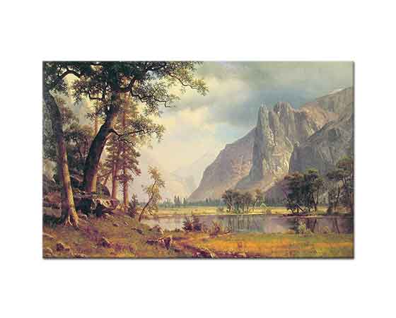 Albert Bierstadt Yosemite Vadisinden