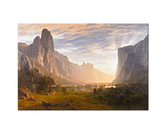 Albert Bierstadt Yosemite Vadisine Bakış