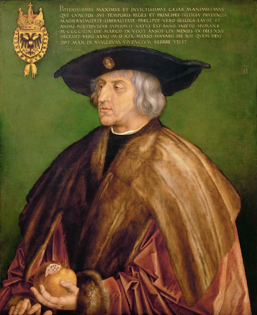 Albrecht Dürer, Kaiser Maximilian I'in Portresi
