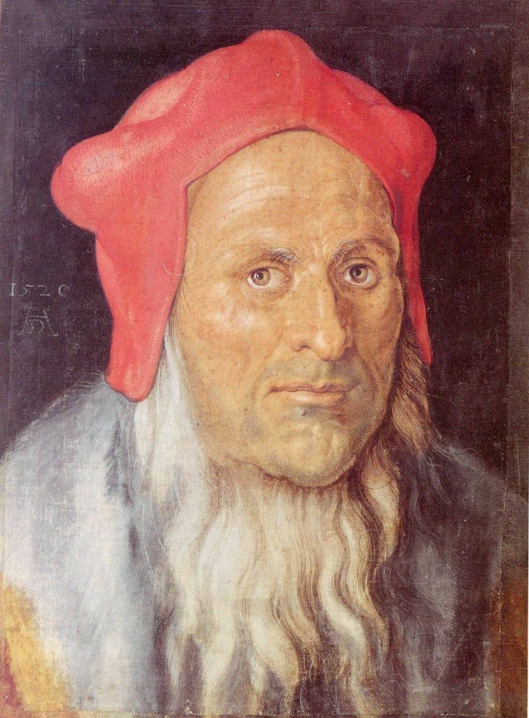Albrecht Dürer, Kırmızı Şapkalı Sakallı Adam Portresi