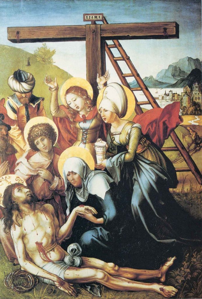 Albrecht Dürer, Meryem'in Yedi Çilesi ölü Isa'ya Ağıt