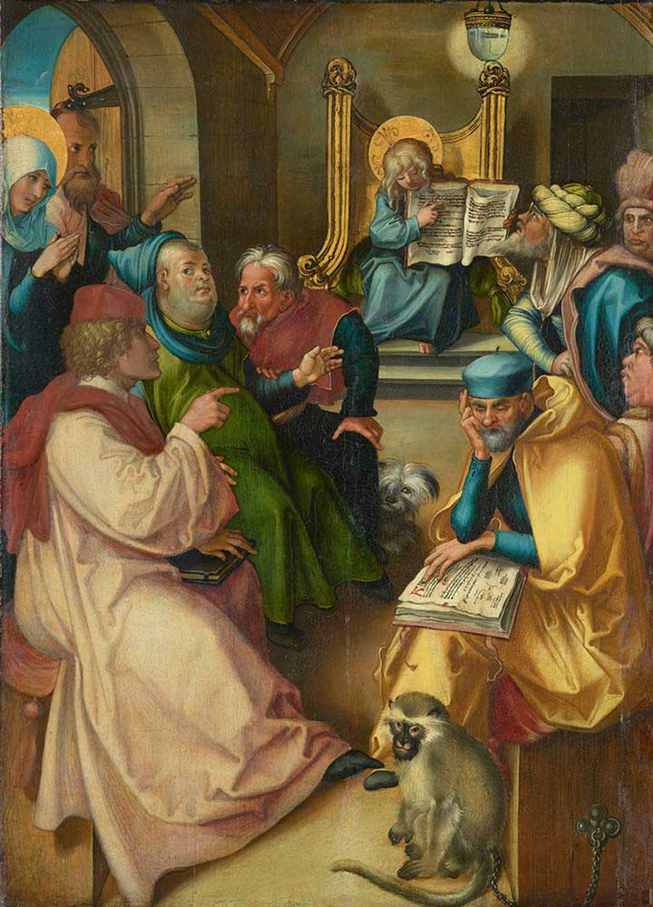 Albrecht Dürer Meryem'in Yedi Çilesinden İsa 12 Yaşında Tapınakta