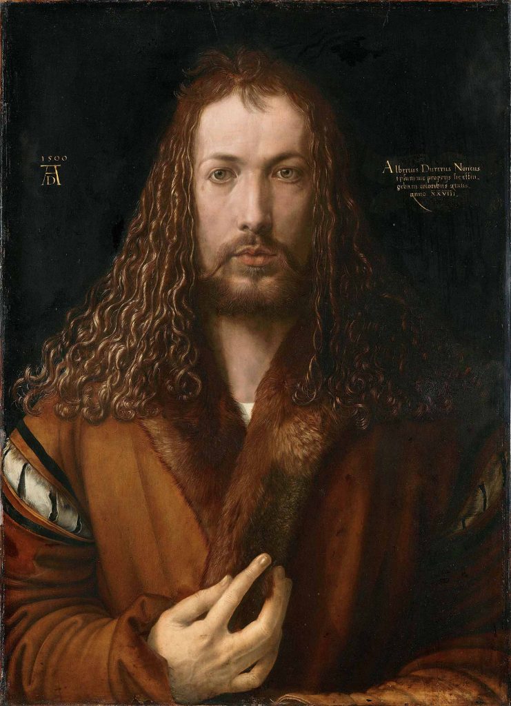 Albrecht Dürer, Yakası Kürklü Cübbe içinde Kendi Portresi