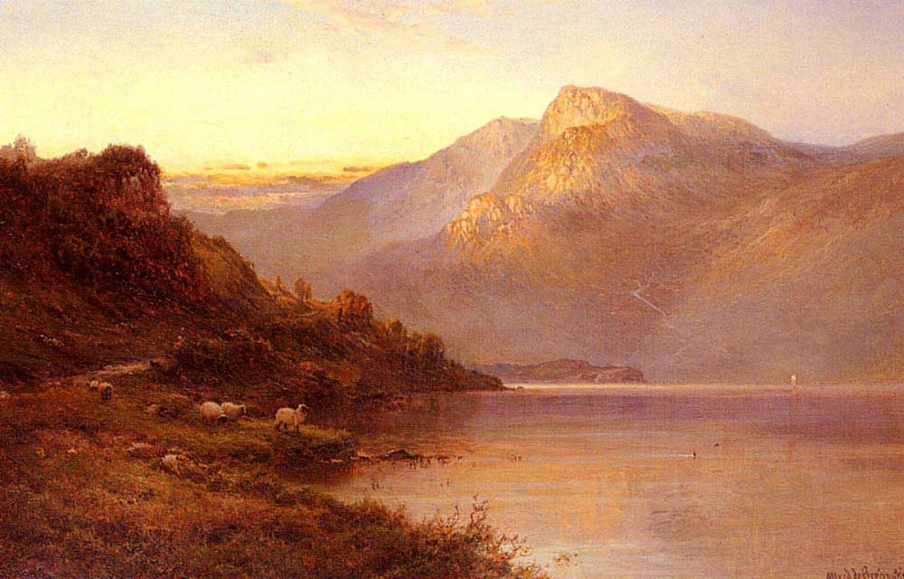 Alfred de Breanski Loch'da Günbatımı