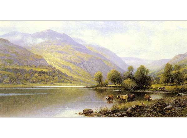 Alfred Glendening Capel Curig Civarı Kuzey Galler