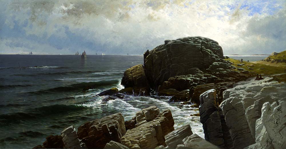 Alfred Thompson Bricher Castle Kayası Marblehead