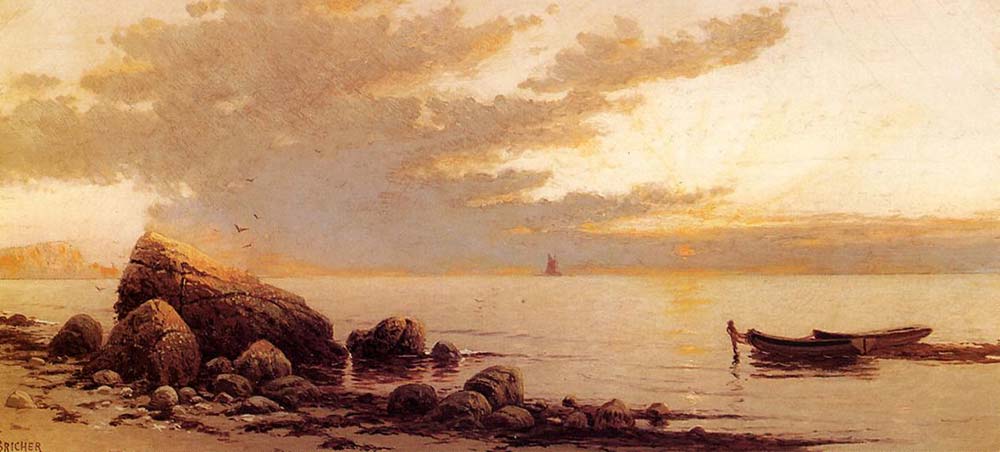 Alfred Thompson Bricher Günbatımı