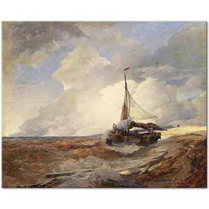 Andreas Achenbach Balıkçı Teknesi