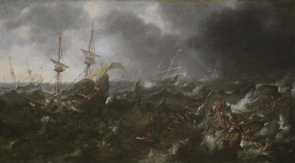 Andries van Eertvelt Peril'de Gemiler