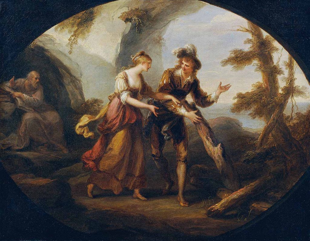 Angelica Kauffman Miranda ve Ferdinand
