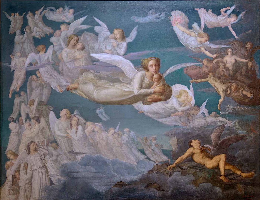 Anne François Louis Janmot Ruhların Geçişi