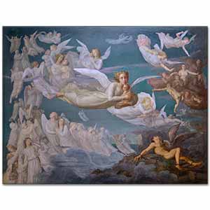 Anne François Louis Janmot Ruhların Geçişi