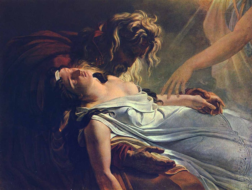 Anne Louis Girodet Malvin Ölürken