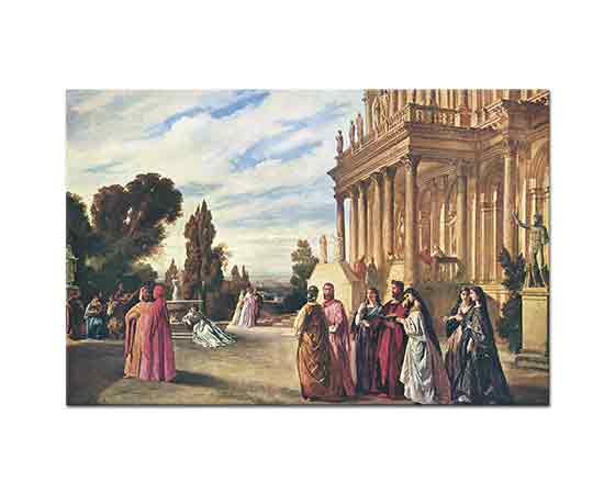 Anselm Feuerbach Ariost'un Bahçesi - Garden of Ariost