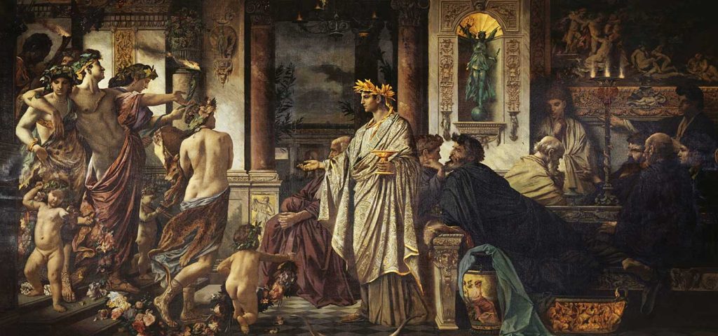 Anselm Feuerbach Eflatun'un Misafir Kabulü