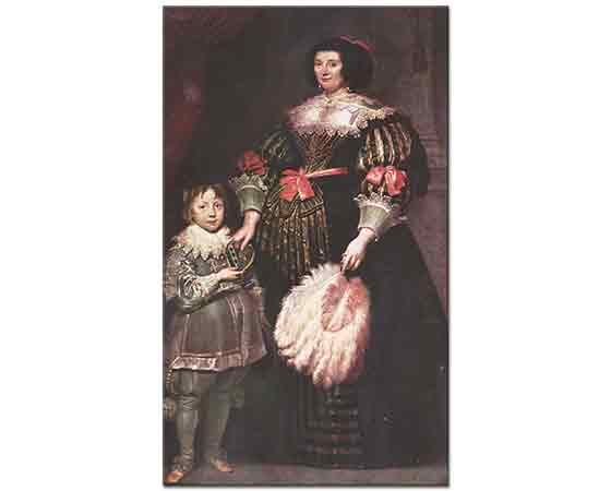 Sir Anthony Van Dyck, Çocuğu ile Birlikte Charlotte Butkens