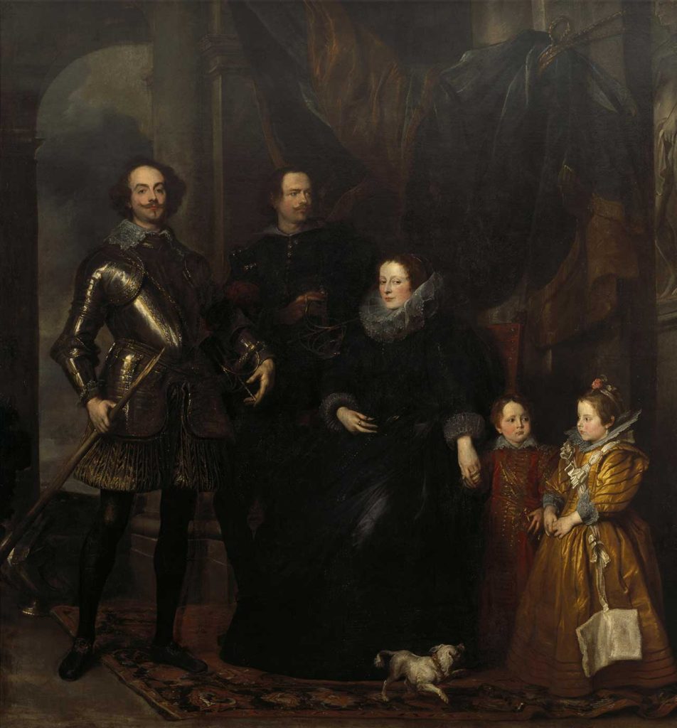 Sir Anthony Van Dyck Lomellini Ailesinin Portreleri
