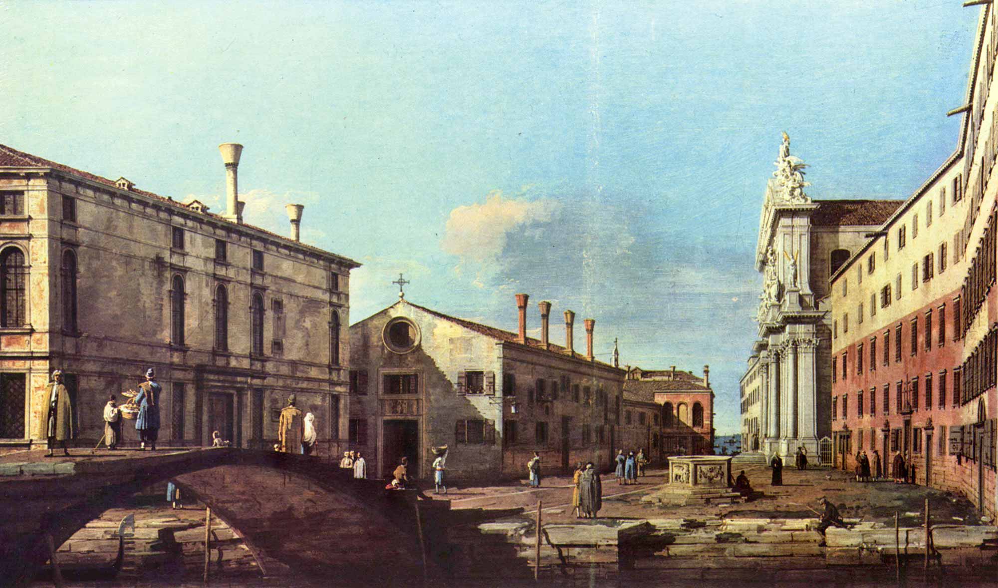 Antonio Canaletto Jesiuten Meydanı ve Kilisesi
