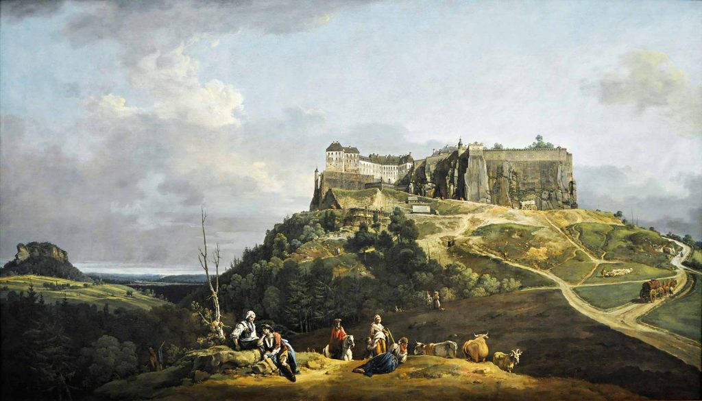 Antonio Canaletto Königstein Kalesi